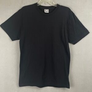 American Apparel The Hammer T-Shirt Mens M Black Heavyweight Cotton USA Made